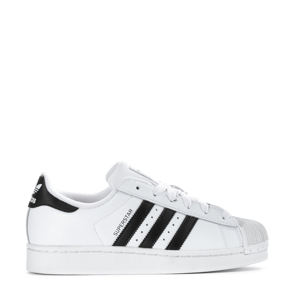 adidas Superstar II youth sneakers in monochrome color with rubber shell-toe