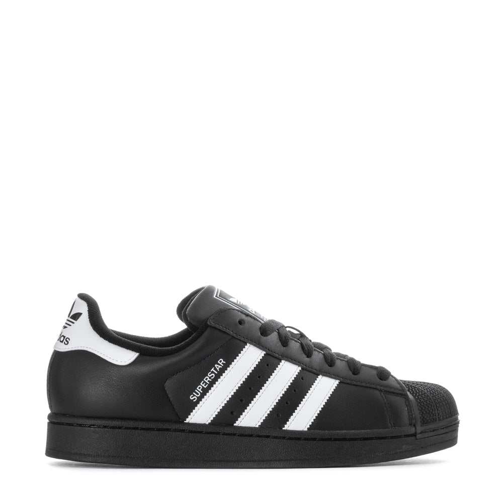 Adidas Superstar II men's sneakers with leather upper and rubber shell-toe, showcasing timeless style