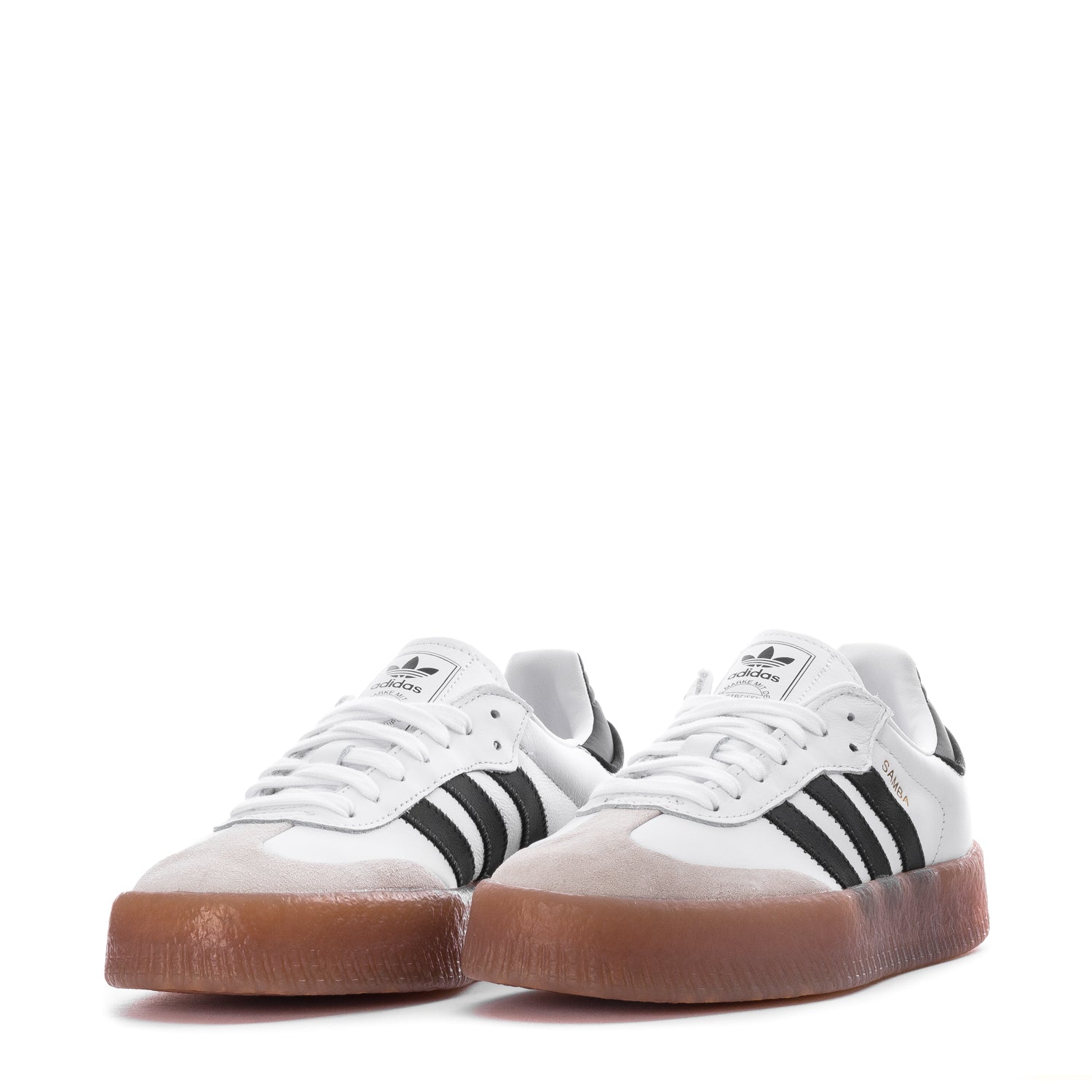 Adidas Sambae womens sneakers in a casual setting, perfect for streetwear style.