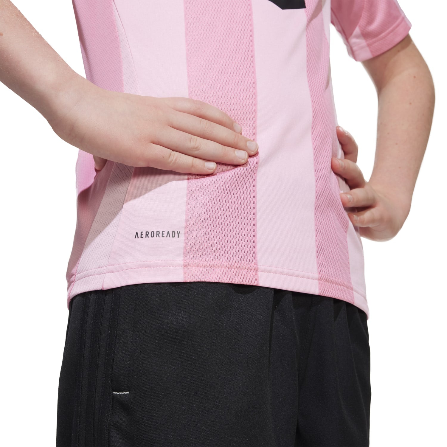 Kids soccer jersey with team logo styled for game day wear