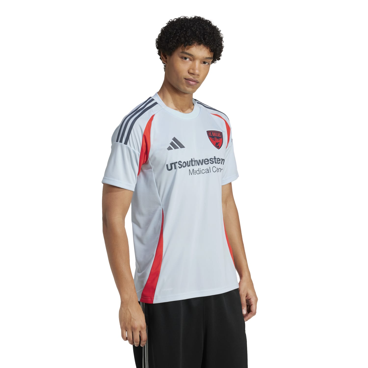 Back view of Dallas FC 2025/26 Replica Away Jersey, displaying the moisture-wicking technology.