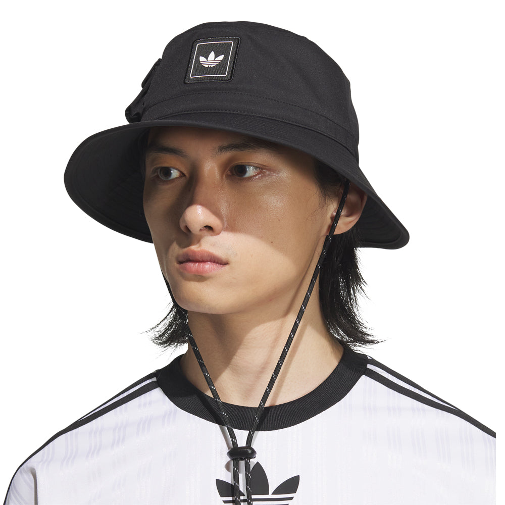 Side view of the military-style boonie hat perfect for hiking and outdoor activities