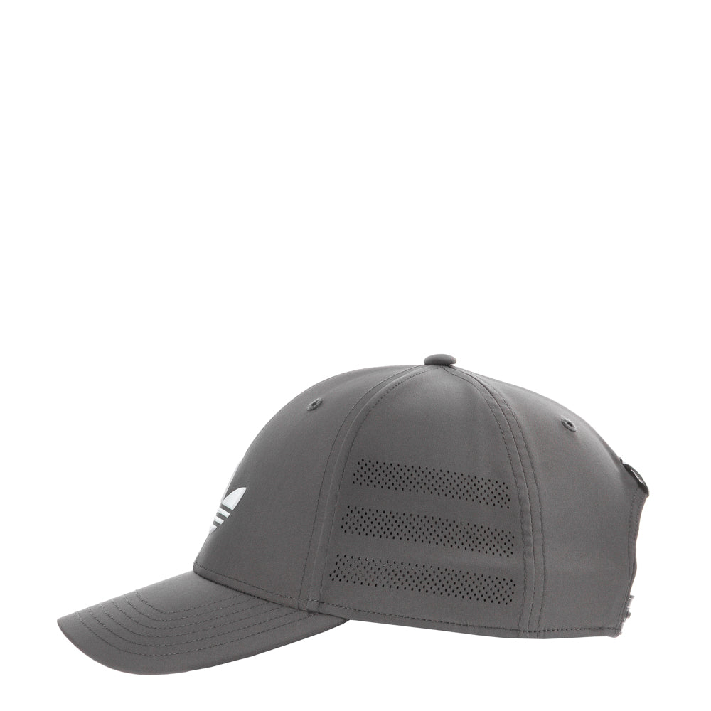 Front view of adidas Originals Beacon 5.0 snapback cap with Trefoil logo