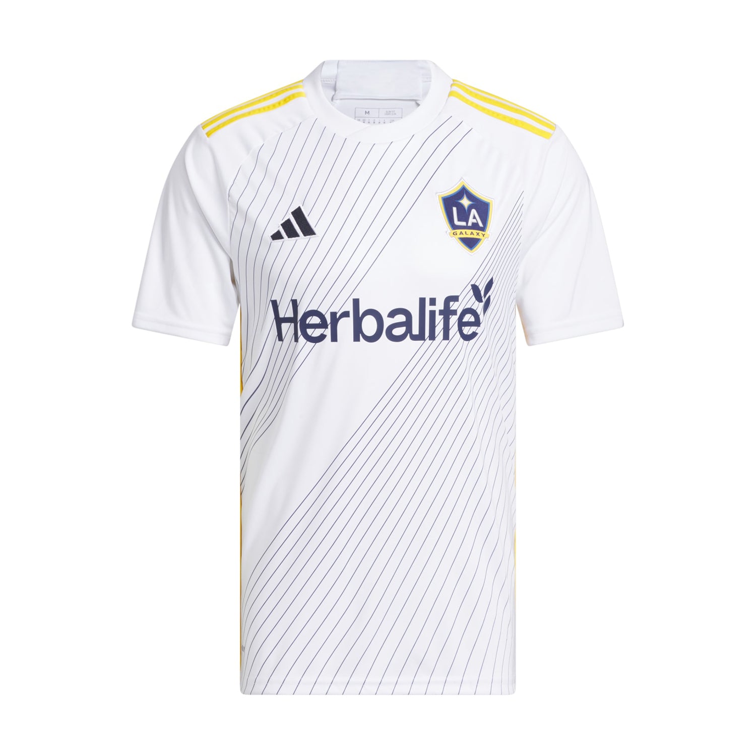 Front view of Galaxy 25/26 replica home football jersey for men