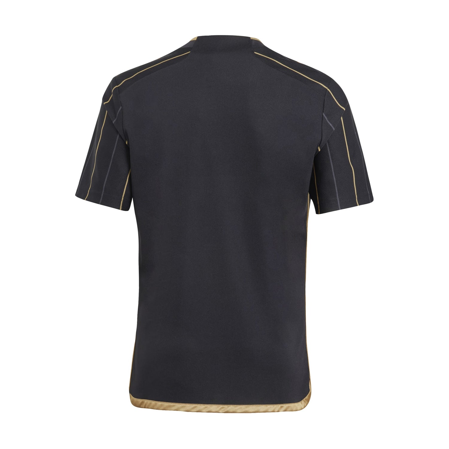 Front view of the adidas LAFC youth home jersey showcasing vibrant colors and team logo.