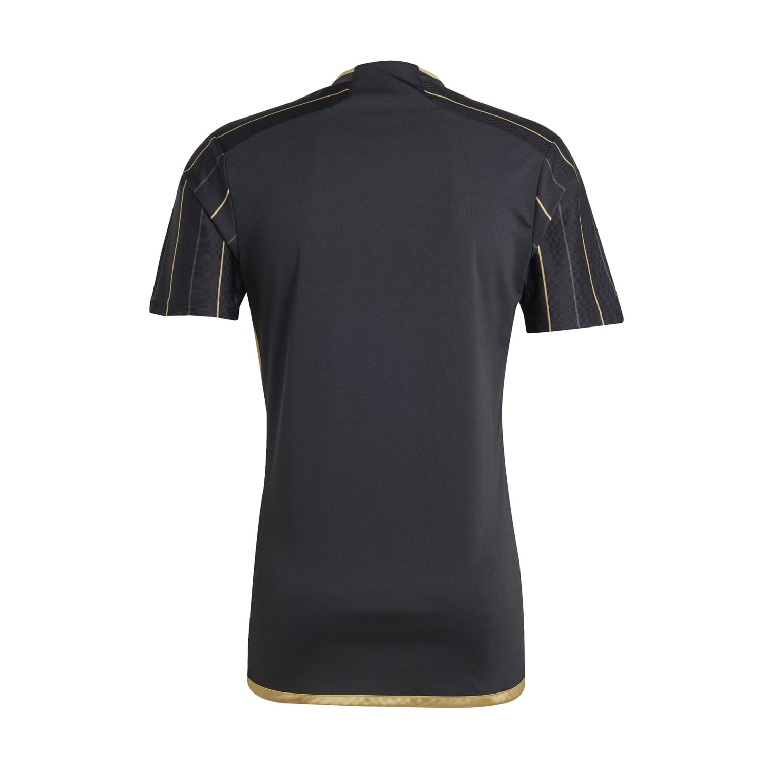 Side angle of adidas LAFC jersey highlighting the breathable fabric technology