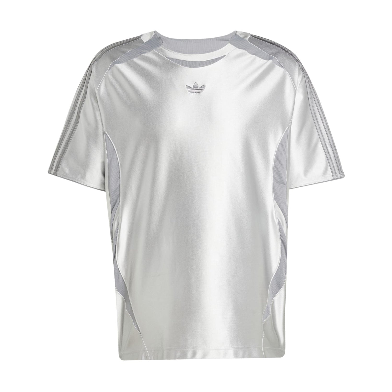 Front view of the Retro 2000s Adidas graphic tee for men, showcasing its vibrant design.