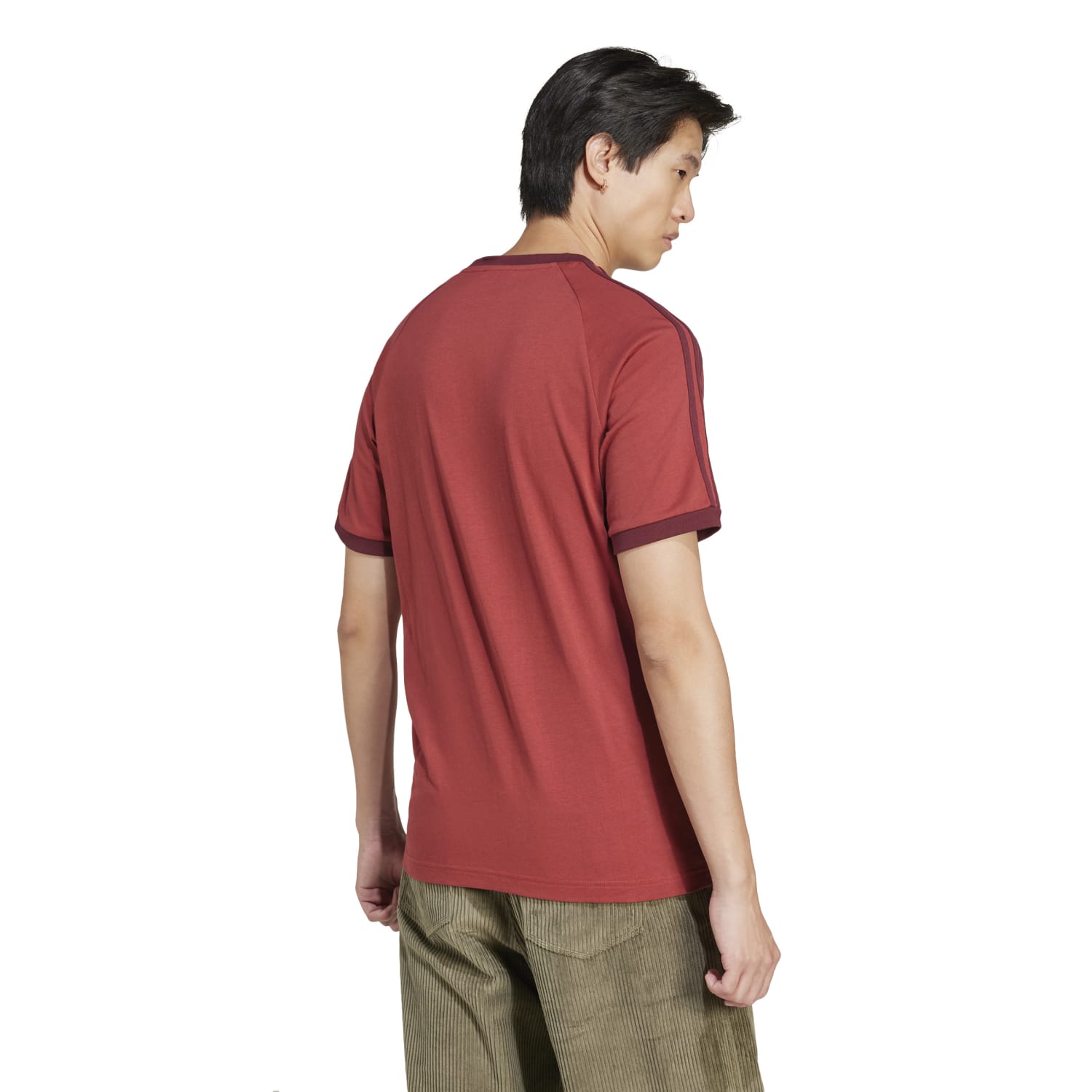 Casual look with adidas mens vintage style t-shirt paired with dark denim