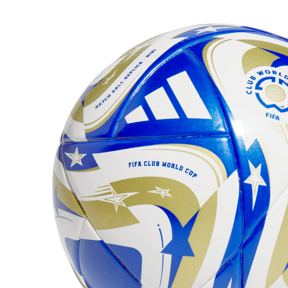 Soccer ball from the 2025 FIFA Club World Cup in action during a friendly match.
