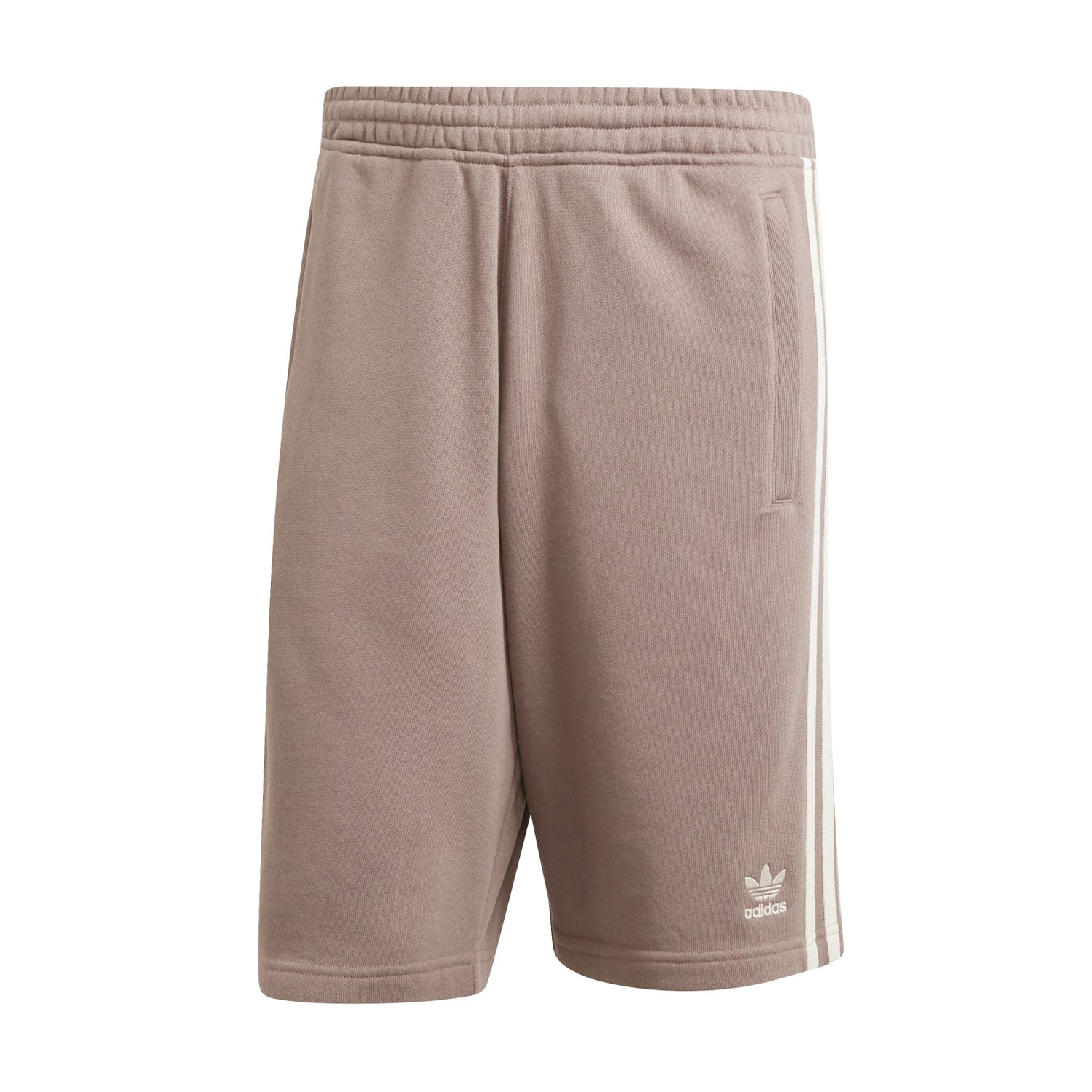 Front view of Adidas 3-Stripes Men's Athletic Shorts highlighting breathable fabric.