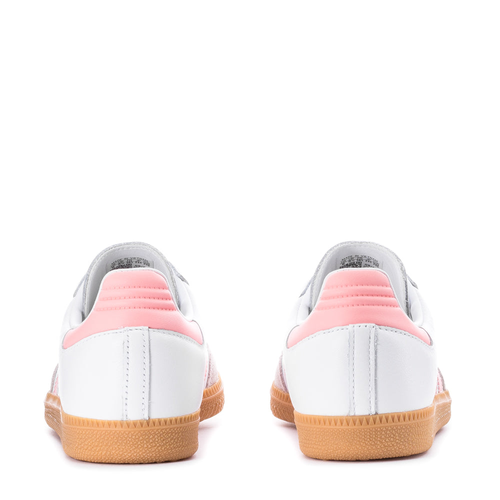 Kids playing outdoors wearing Adidas Samba OG sneakers with comfortable fit