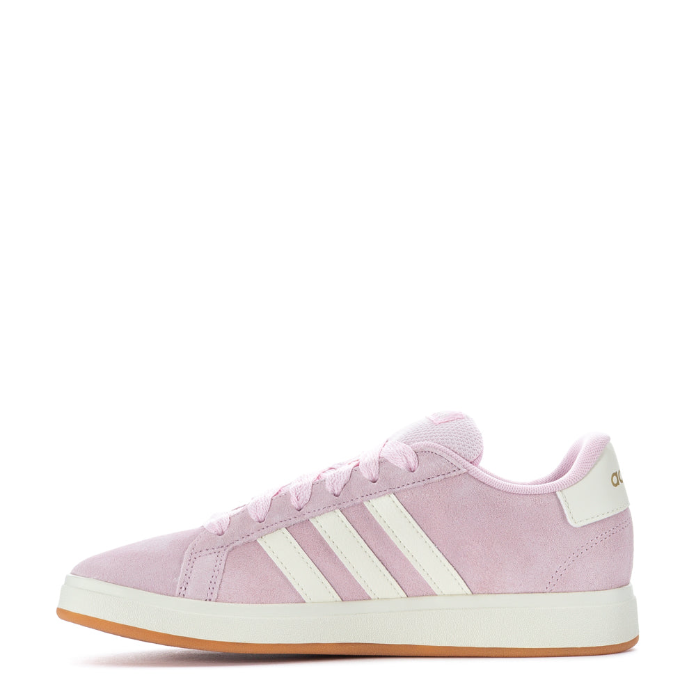 Youth Grand Court Athletic Sneakers, top view, showcasing stylish design.