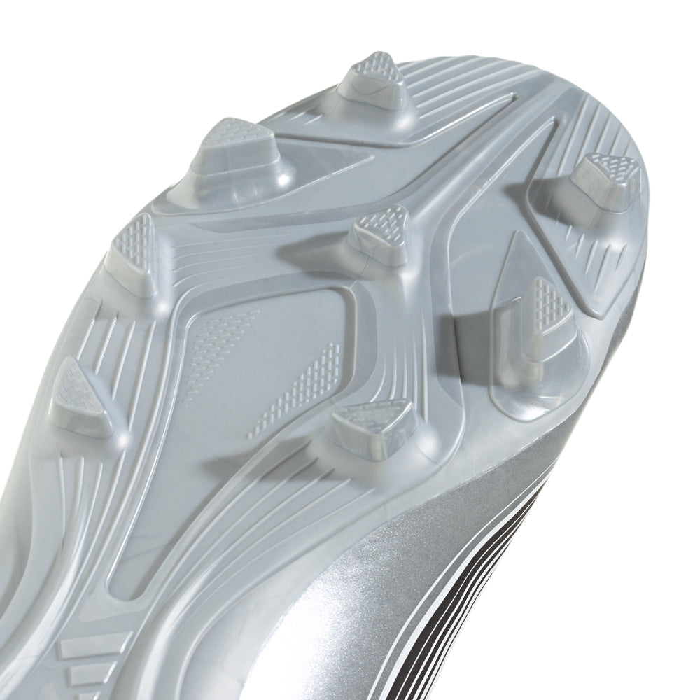 adidas F50 Club FG Messi soccer cleats showing side view for traction