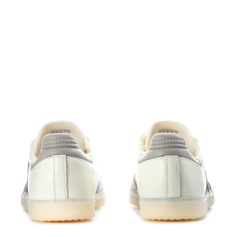 Close-up of suede T-toe and lace detail on best kids athletic shoes for play