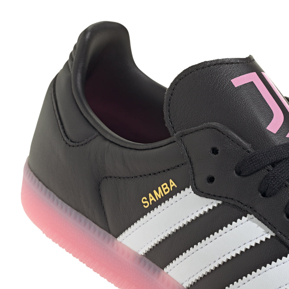 Side view of Adidas Samba OG Mens Sneakers highlighting the serrated 3-Stripes design.