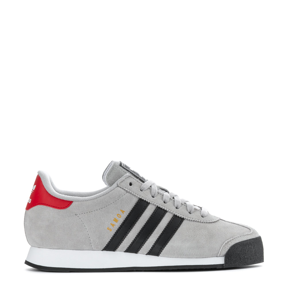 adidas Samoa men's sneakers side view showcasing leather and suede details