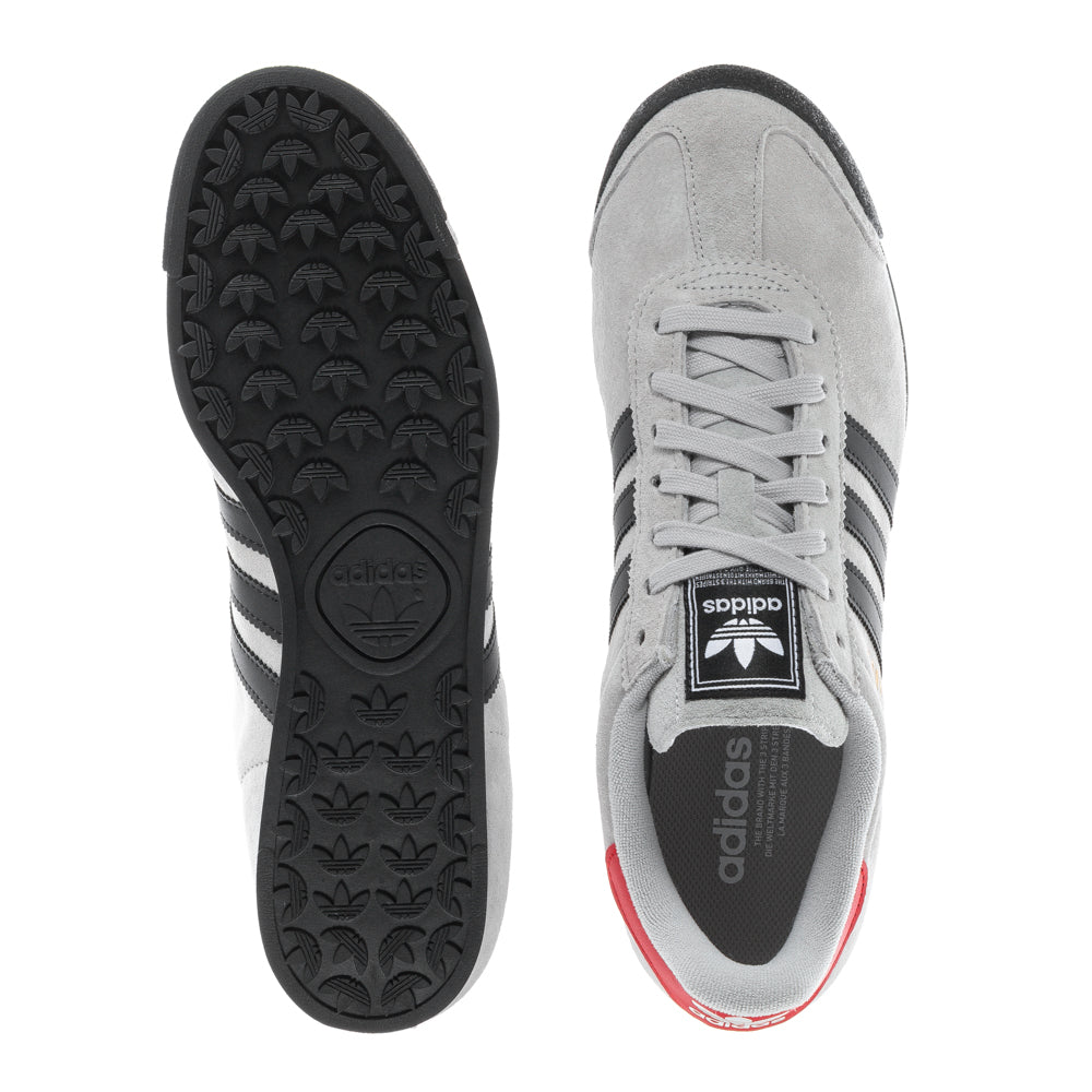 adidas Samoa mens sneakers side view showcasing leather and suede details