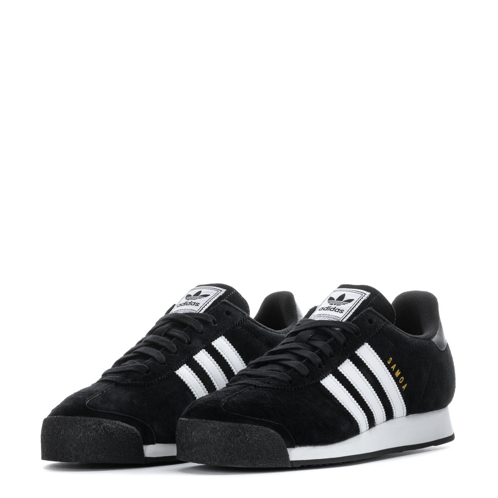 Close-up of the cushioned footbed and gum rubber outsole of Adidas Samoa sneakers