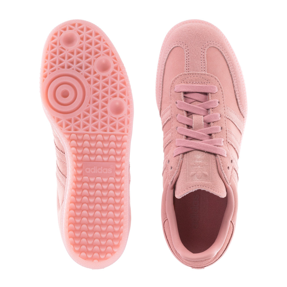 Side view of Adidas Samba OG Womens Sneakers showcasing the leather upper and 3-Stripes.