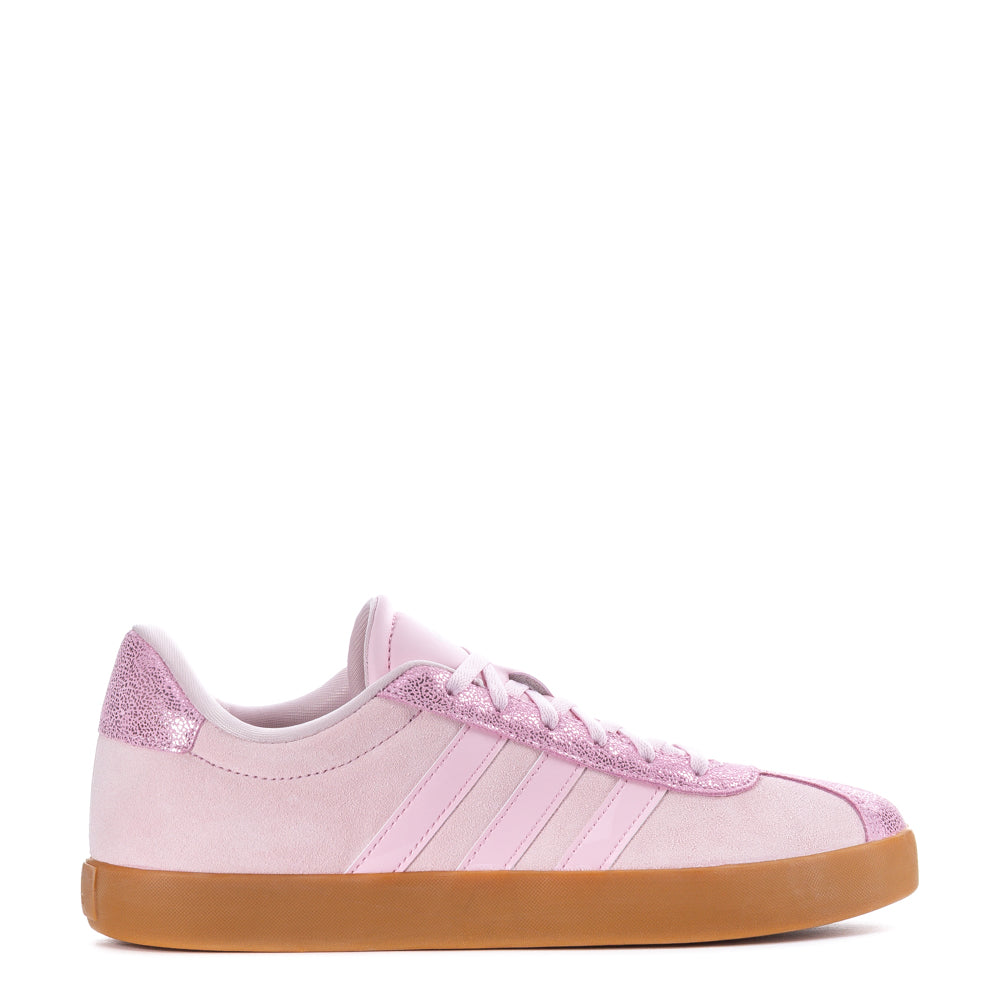 adidas VL Court 3.0 youth sneakers showcasing classic design and lightweight construction
