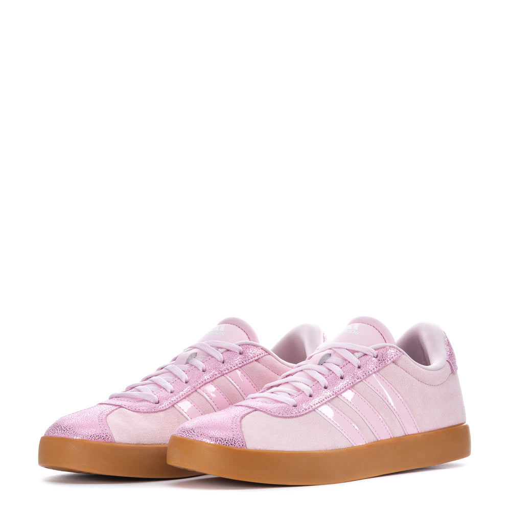 Side view of kids sneakers with vulcanized outsole for durability