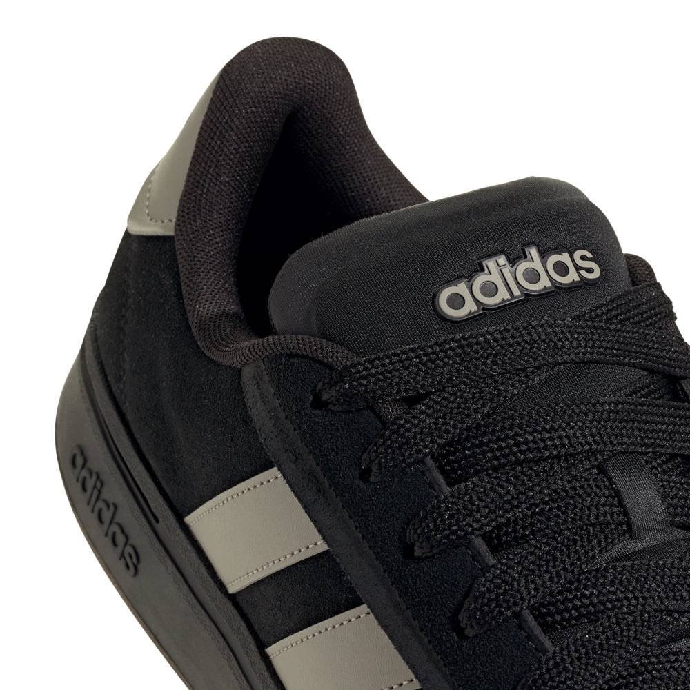 Mens Alpha Court Classic sneakers worn during a morning jog, showcasing comfort and support.