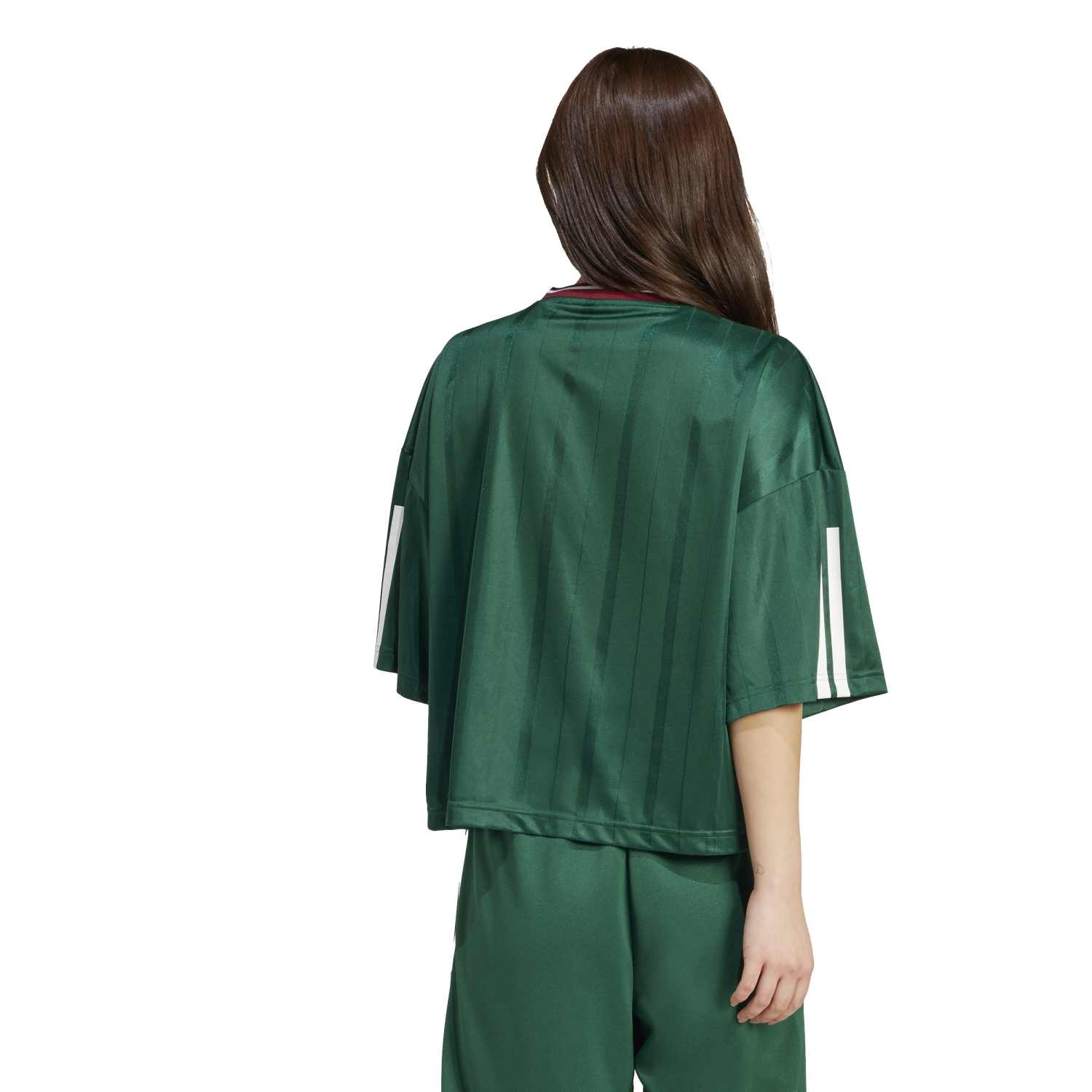 Back view highlighting the breathable fabric of the Tiro Nations Womens Performance Tee.