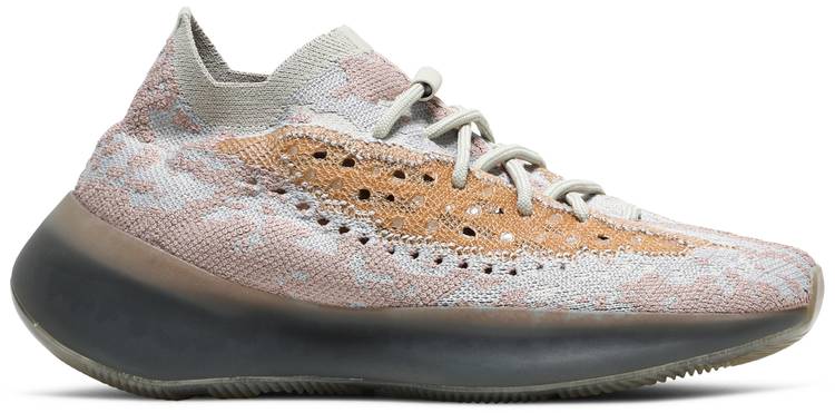 Right side view of Adidas Yeezy Boost 380 Pepper sneakers highlighting the sleek design.