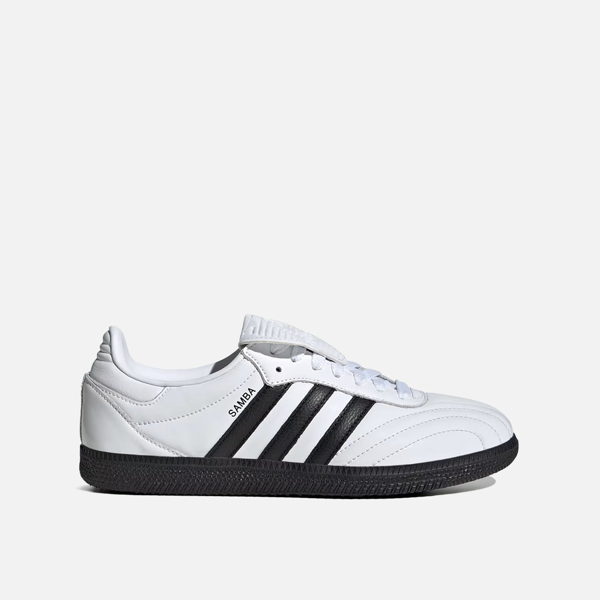 adidas WMNS Samba Long Tongue sneakers in cloud white and core black front angle