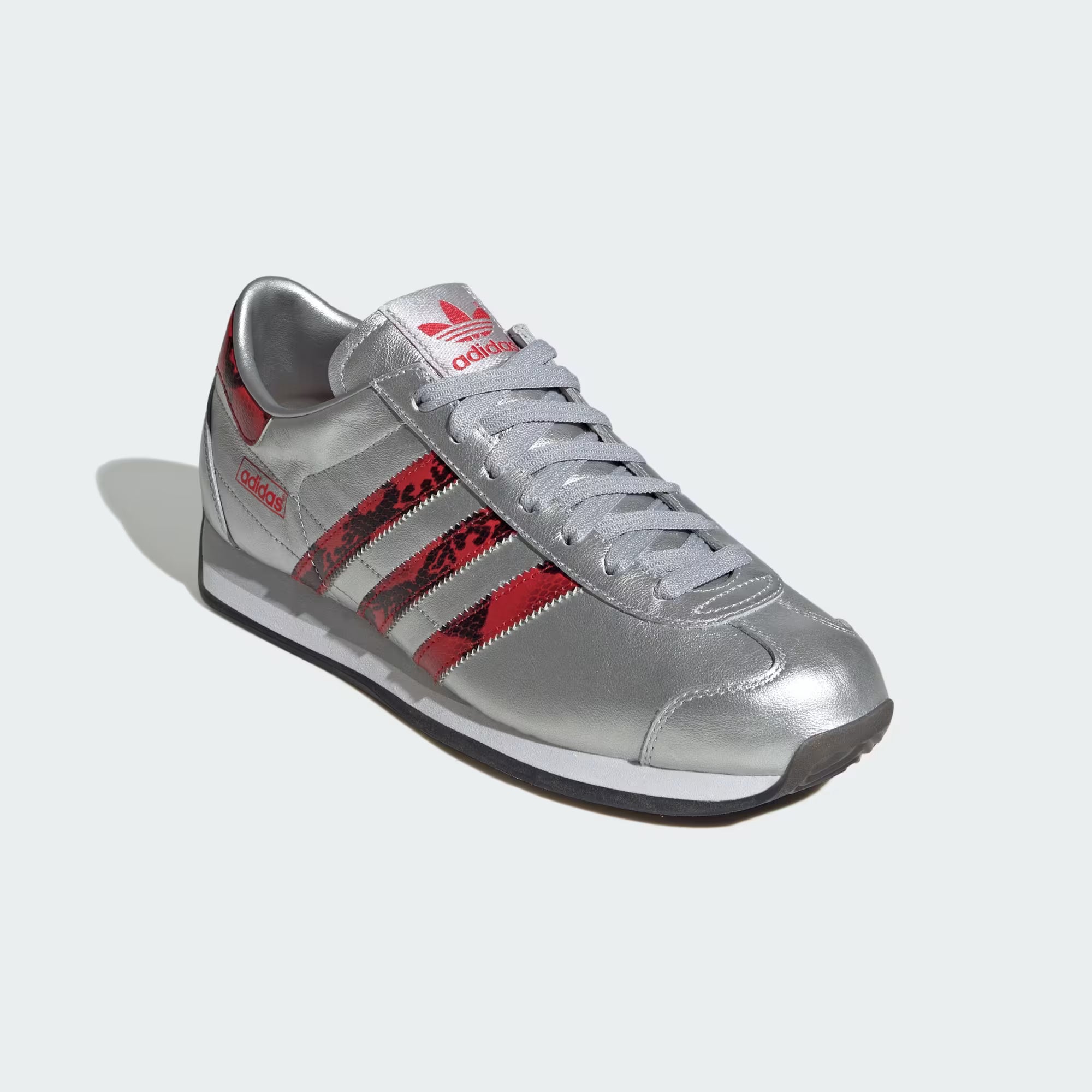 Top-down shot of Japanese sneakers highlighting cushioned inner sole and vintage silhouette
