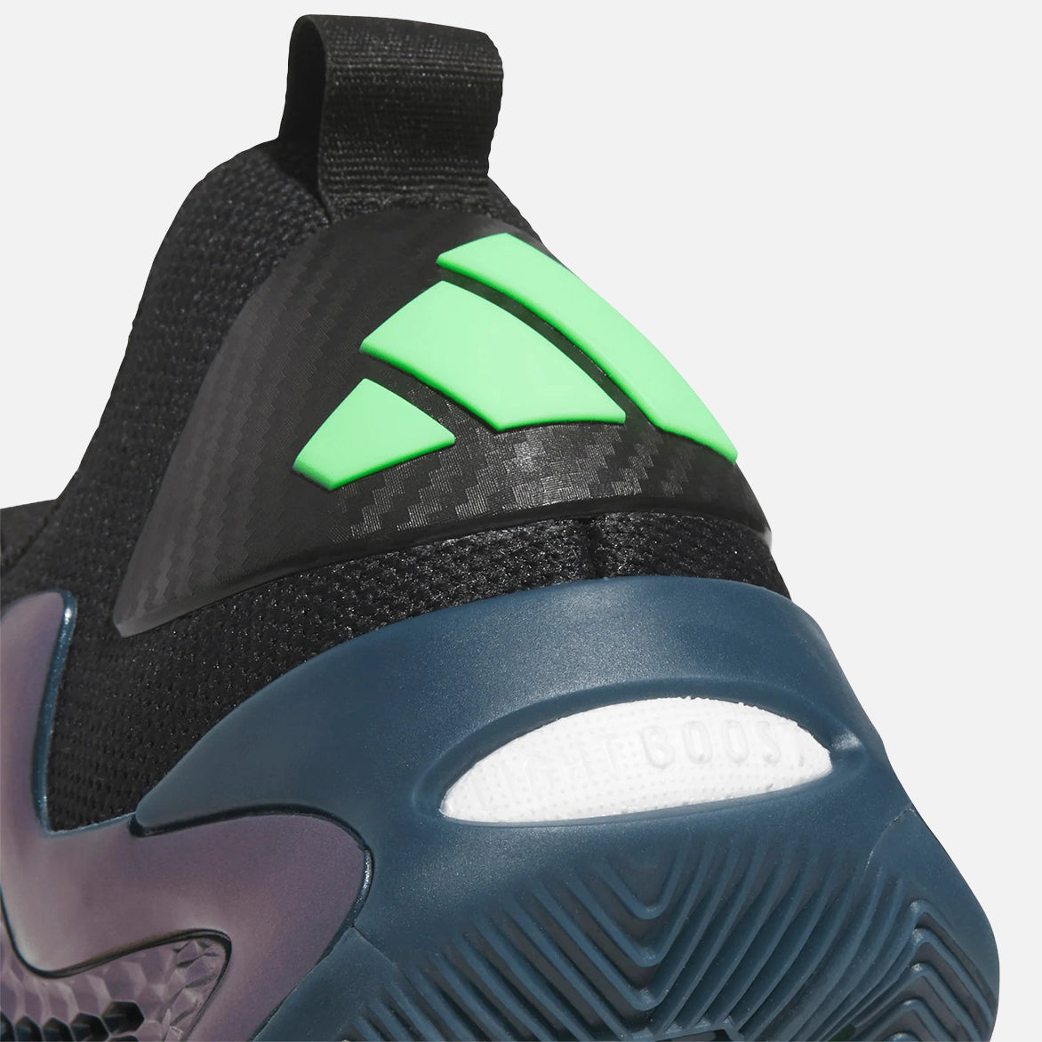 Top view of the limited release AE 1 Low with neon green Anthony Edwards logo