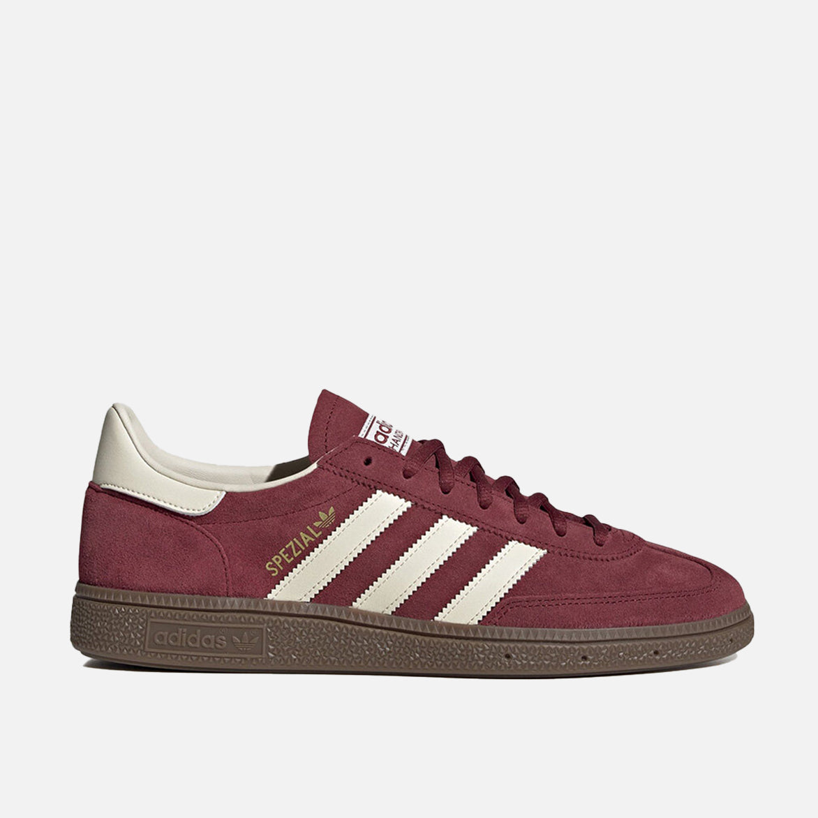 Vintage adidas spezial noble maroon handball shoes with gum sole