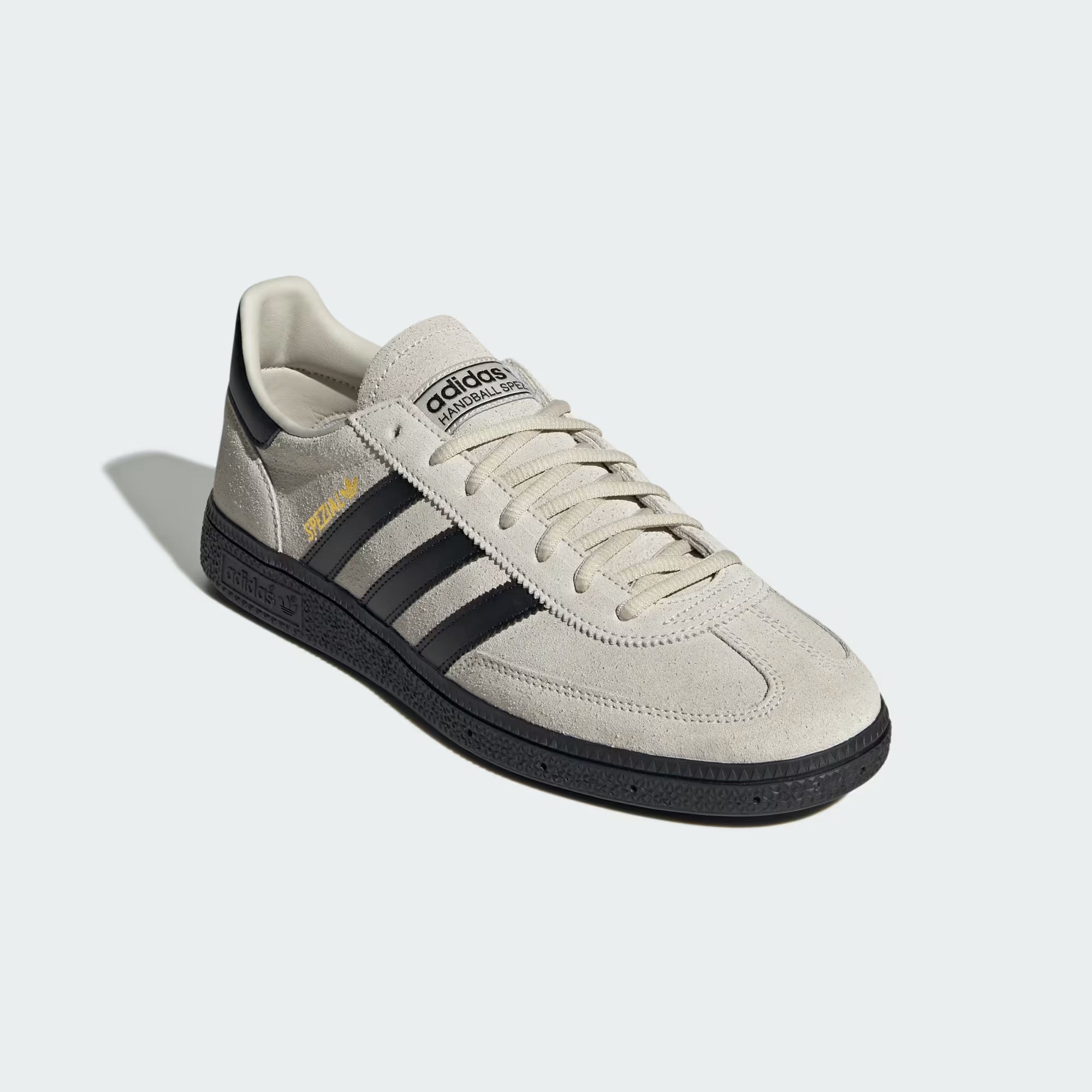 Top view of Handball Spezial Retro Sneakers highlighting the tonal overlays and gold branding.